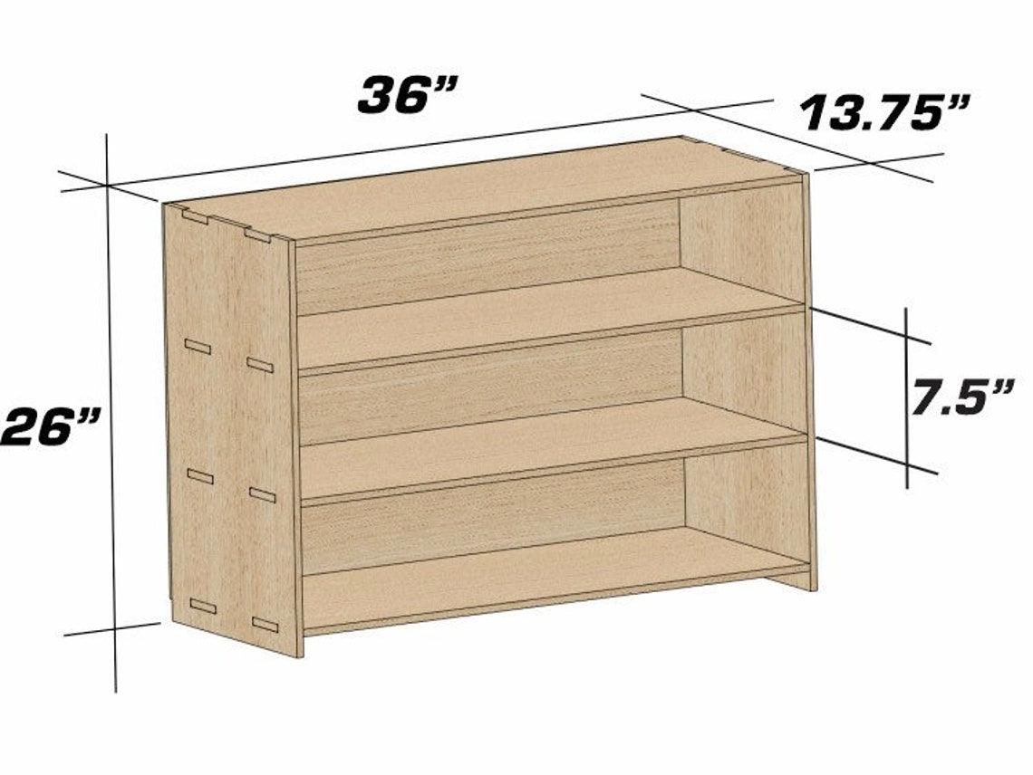 Toy Shelf | 3 Shelf Closed Back | Toylandeu™