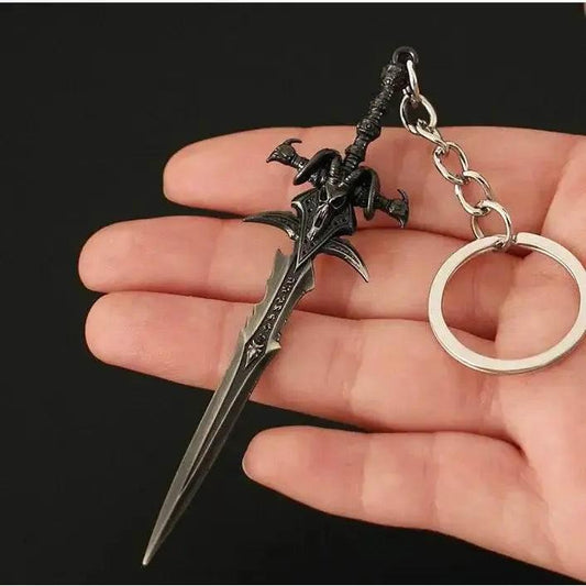 9cm World of Warcraft Frostmourne Keychains Metal Swords - ToylandEU™