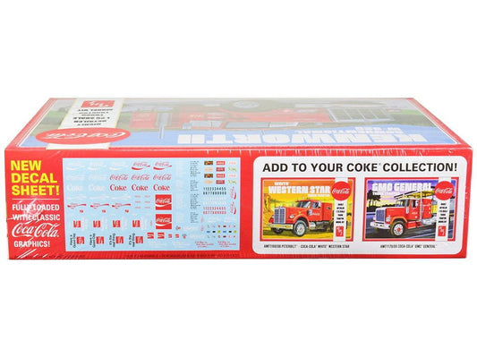 Kenworth Conventional W-925 Tractor Truck | 1/25 Plastic Model Kit | AMT | Coca-Cola Series