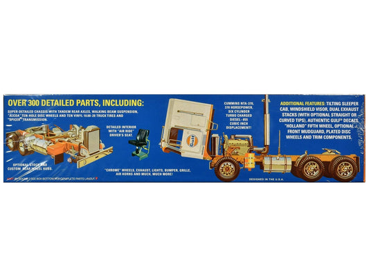Kenworth K-123 Cabover Truck Tractor | 1/25 Plastic Model Kit | AMT | Gulf Oil Series