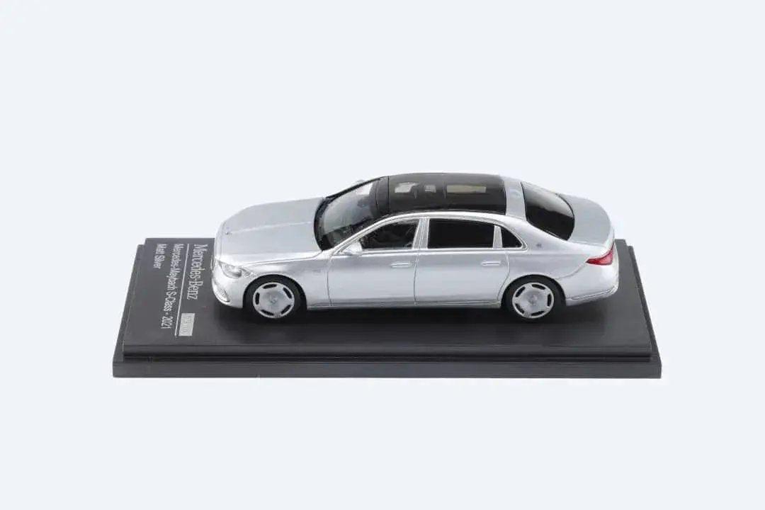 AR BOX 2021 Mercedes-Benz Maybach W223 Matte Silver 1:64 - ToylandEU™