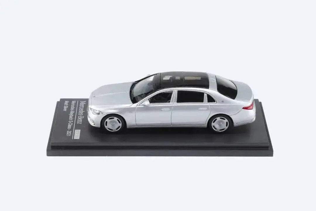 AR BOX 2021 Mercedes-Benz Maybach W223 Matte Silver Licensed Product 1:64 - ToylandEU