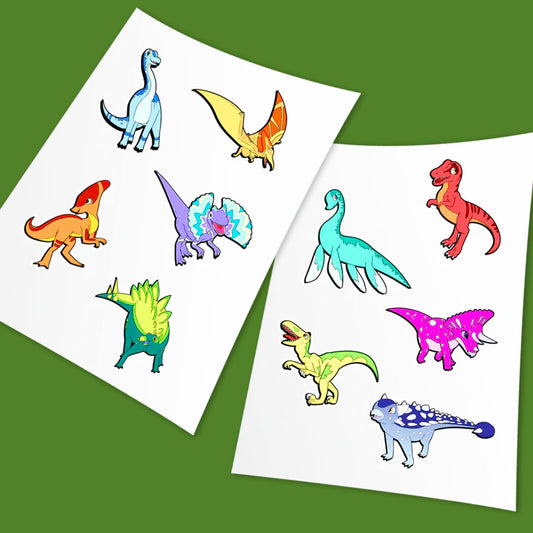 AR Tattoos | Jurassic Dinosaur Design | Toylandeu™