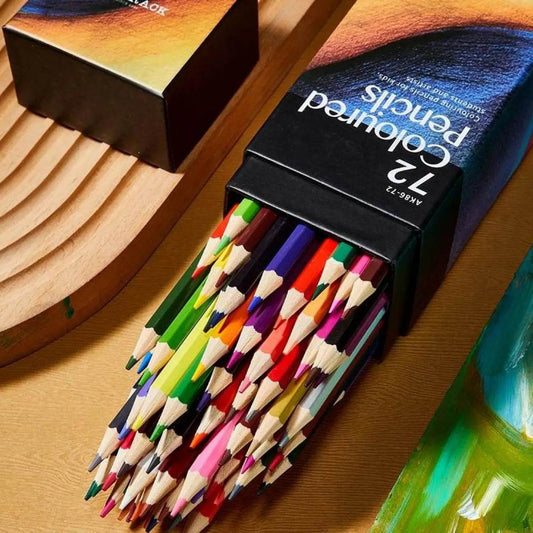 ARJTRACK Professional Oil Wood Pencils Soft Watercolor Pencils - ToylandEU
