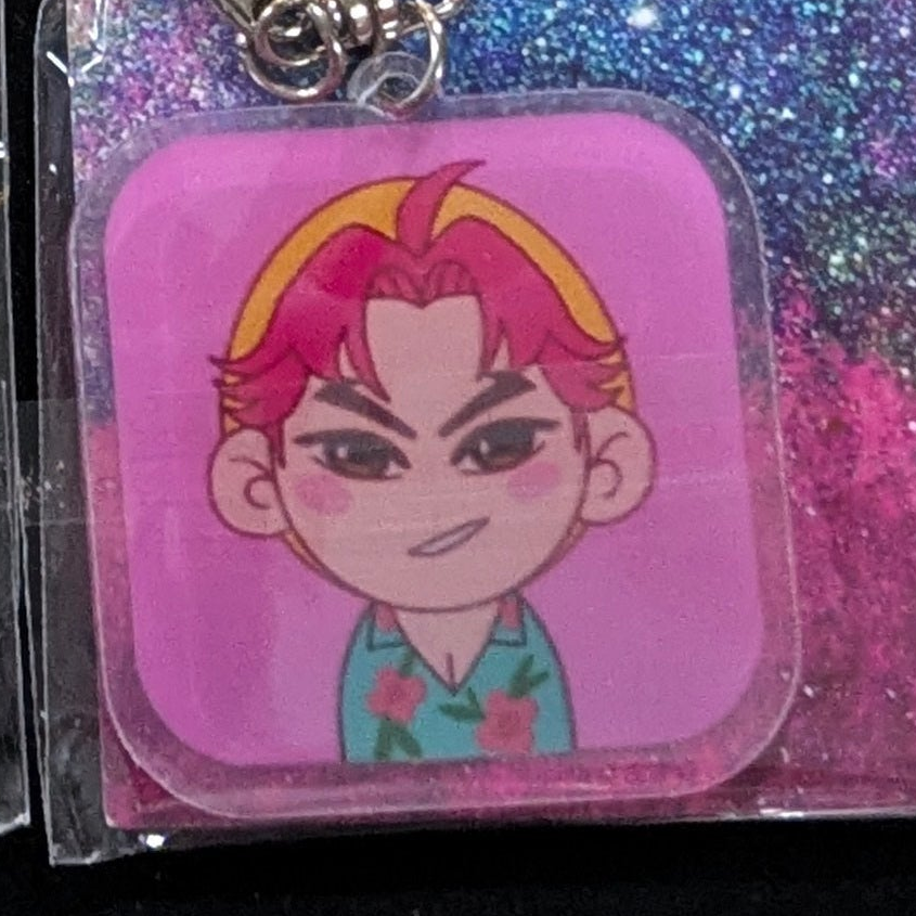 Keychain | K-Pop Demon Hunters Chibi | Individual Member Series | Pastel Frame