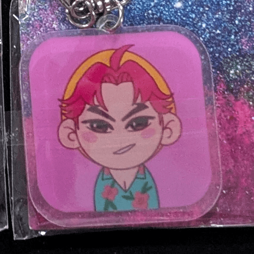 Keychain Demon Hunters Chibi Pastel Frame | Toylandeu™