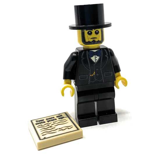 Abraham Lincoln LEGO Figure Custom President Figure With Printed Torso And Legs - ToylandEU