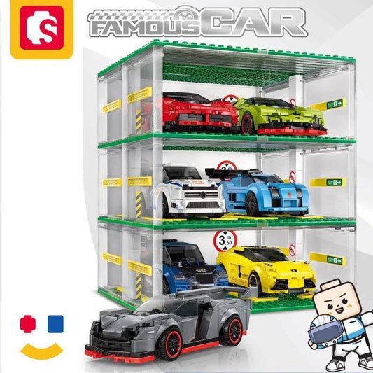 Acrylic Transparent Car Model Display Box Dust Cover Toys Showcase - ToylandEU