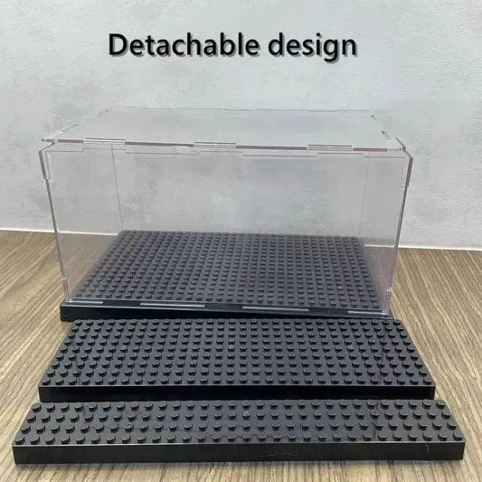 Acrylic Transparent Display Box For Building Blocks Model Assemble Dust Cover Figures Toys Protection Showcase Compatible With Brand - ToylandEU