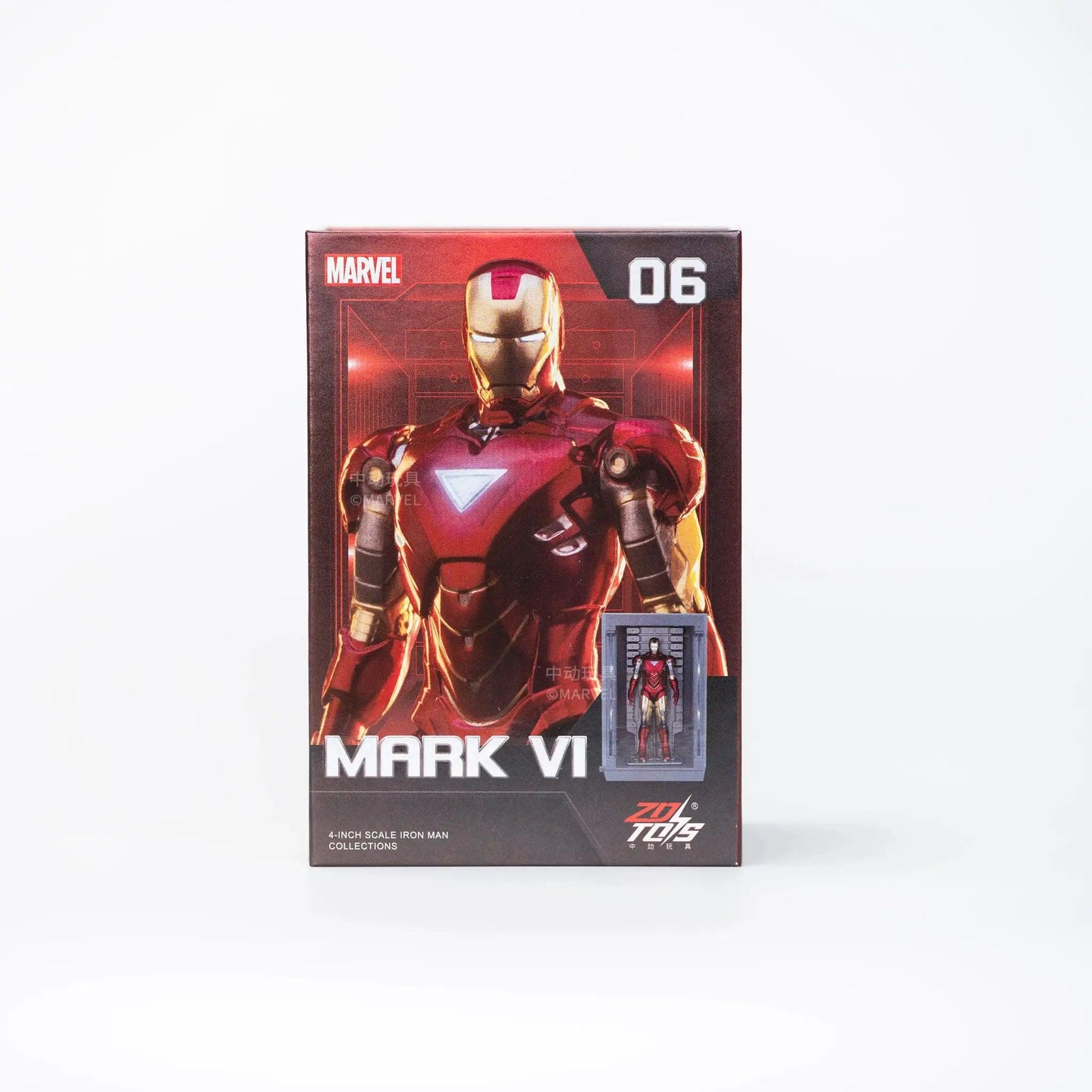 Iron Man Action Figure With Display Base Mk1 To Mk7 - ToylandEU™