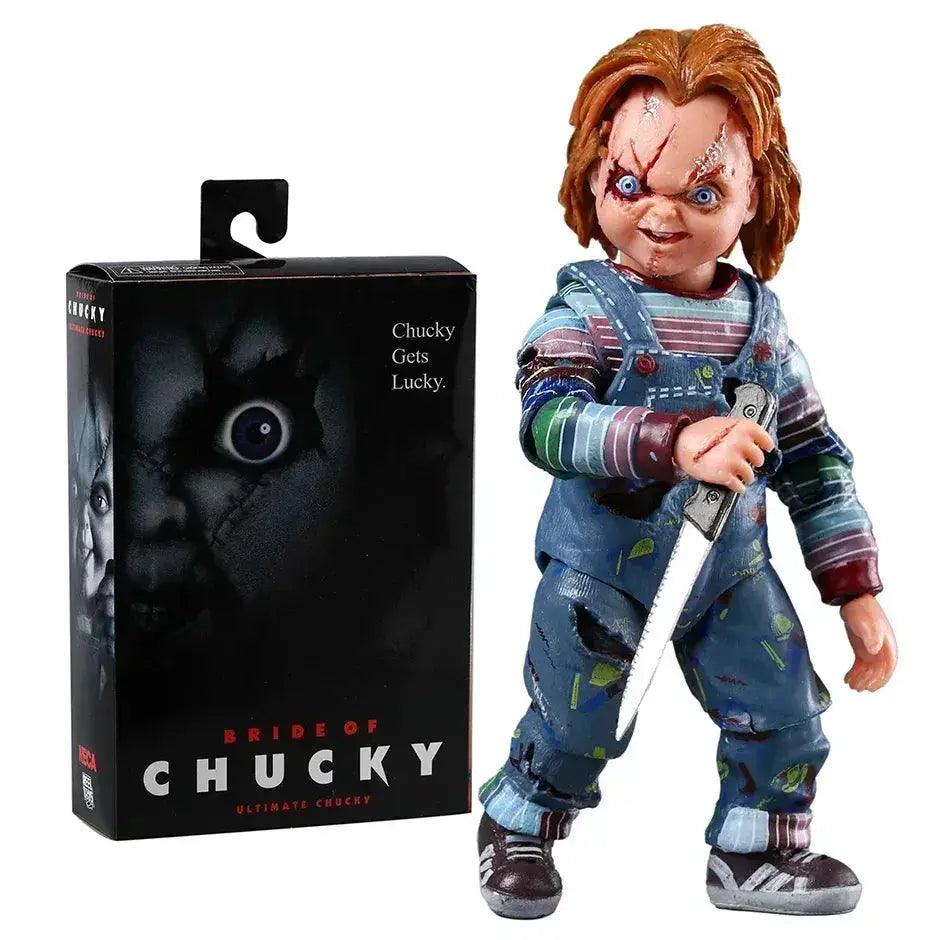 NECA Bride Of Chucky Ultimate CHUCKY Action Figure PVC 10 cm Unisex Collectible Model Toy - ToylandEU™