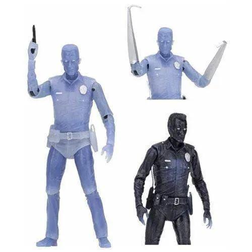 NECA Terminator 2 Kenner Tribute 7" Scale Action Figure - White Hot T-1000 - ToylandEU™