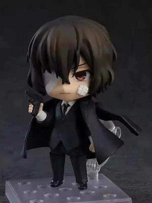 Action Figures Bungo Stray Dogs, Nakajima Atsushi, Dazai Osamu, Kawaii Chibi Cute Anime Figurines Collector 10 cm - ToylandEU