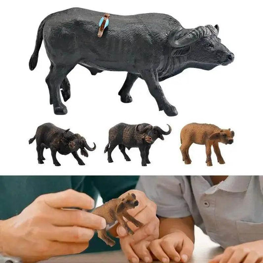 Farm Animals Milk Cow Poultry Cattle Action Figures Toy - ToylandEU™