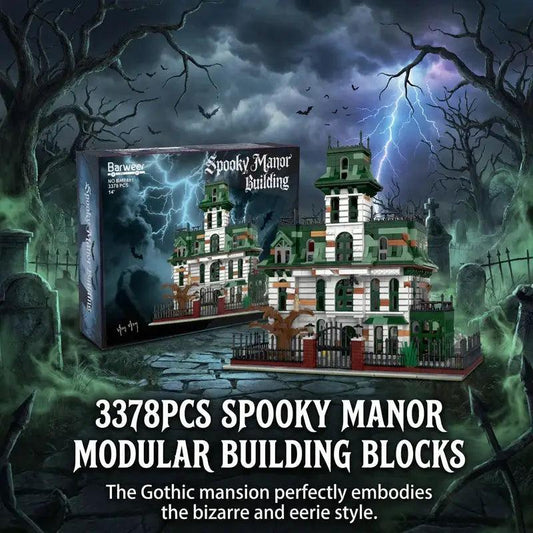 Adams Family House LEGO 3378 Piece Castle Model - ToylandEU™