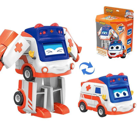 Adaptable Gogo Bus Toy: 3 Faces, Vehicle to Robot Fun! - ToylandEU