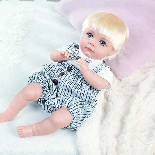 Adorable 14-Inch Reborn Baby Doll with Cotton Body and Cute Expression - ToylandEU