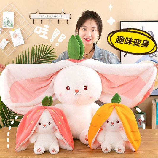 Adorable 18/70cm Plush Carrot Rabbit Toy - Soft Stuffed Bunny for All Ages - ToylandEU