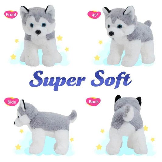 Adorable 32cm LED Musical Dog Plush Toy - Soft, Light-Up Fun! - ToylandEU