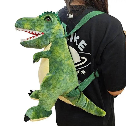 Adorable 40cm Dinosaur Plush Backpack – Triceratops & T-Rex Fun! - ToylandEU