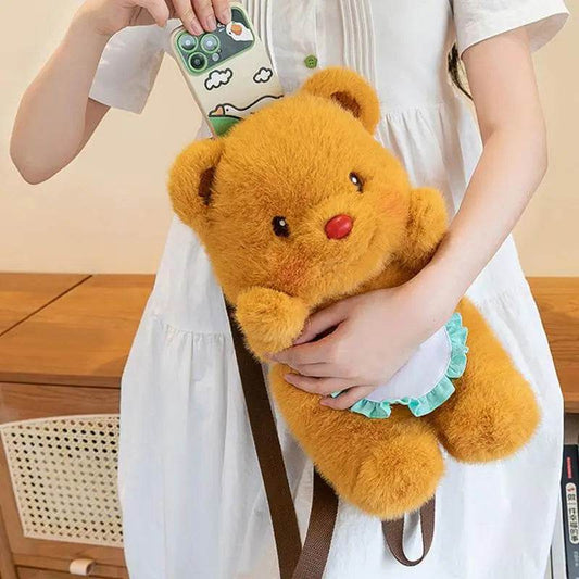 Adorable Bear Plush Backpack - Fun Cartoon Bag for Kids & Teens - ToylandEU