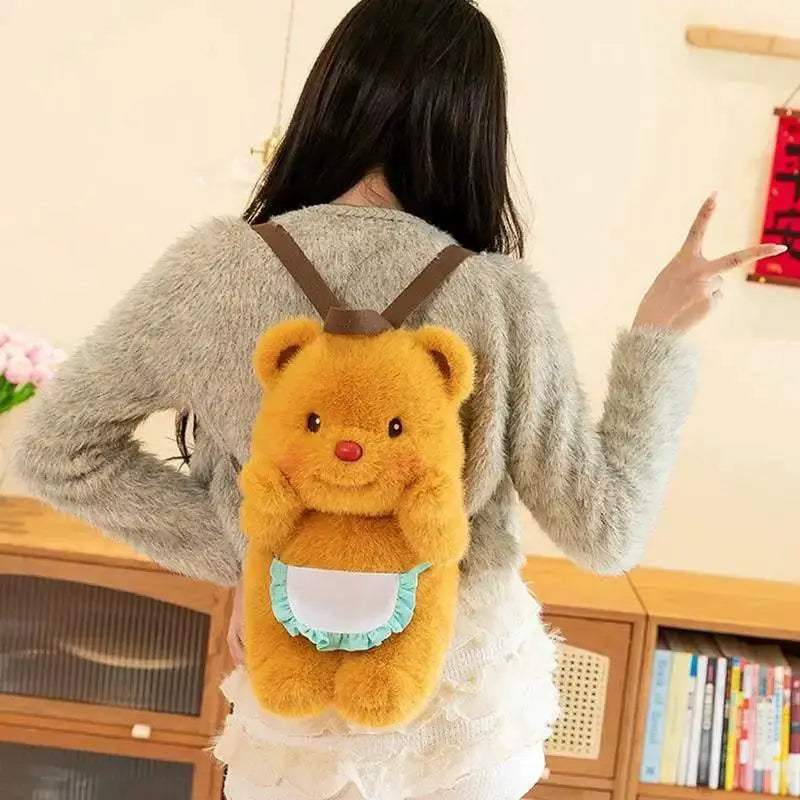 Adorable Bear Plush Backpack - Fun Cartoon Bag for Kids & Teens - ToylandEU