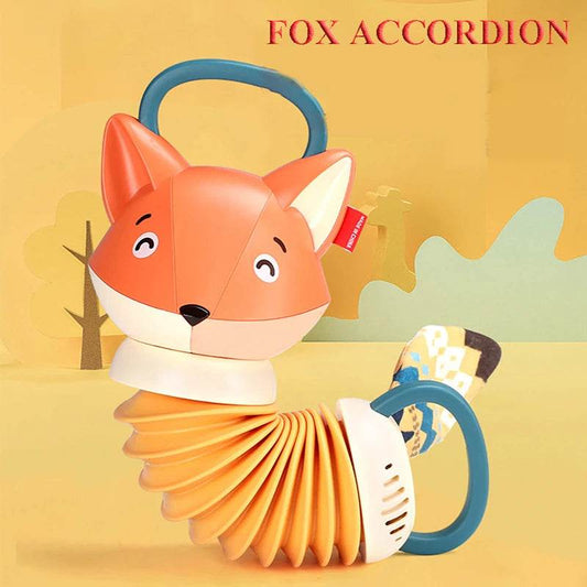 Adorable Cartoon Fox Accordion Toy for Kids - Musical Fun & Learning! - ToylandEU