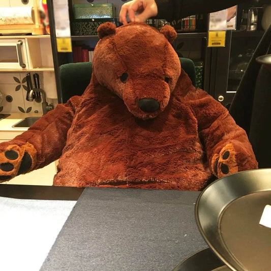Adorable Giant Plush Bear Toy - Lifelike Stuffed Doll for Kids - ToylandEU