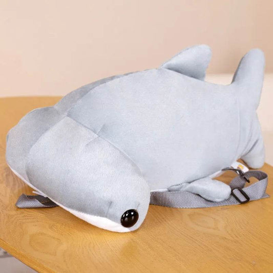 Adorable Hammerhead Shark Plush Backpack for Kids - Soft & Safe! - ToylandEU