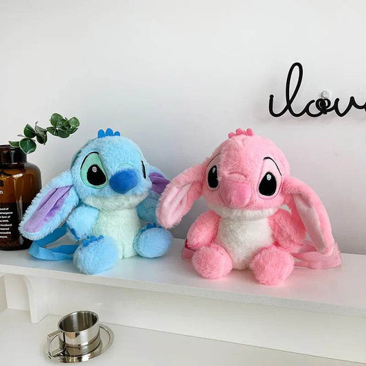 Adorable Lilo & Stitch 25cm Plush Backpack for Kindergarten Fun - ToylandEU