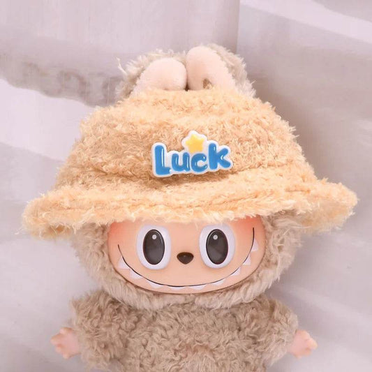 Adorable Mini Plush Doll Outfit Set with Skirt and Hat for 17cm Labubu and Kpop Idol Dolls - ToylandEU