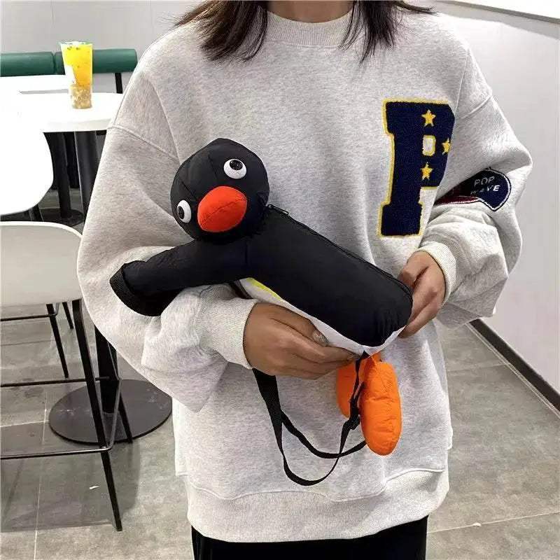 Cute Penguin Plush Backpack for Kids - Soft Stuffed Animal Shoulder - ToylandEU™