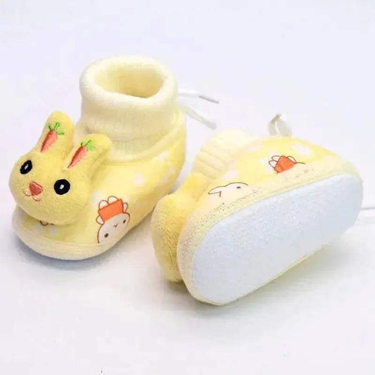 Adorable Plush Snow Booties for Infants - Cartoon Rabbit Prewalkers for Boys and Girls - ToylandEU