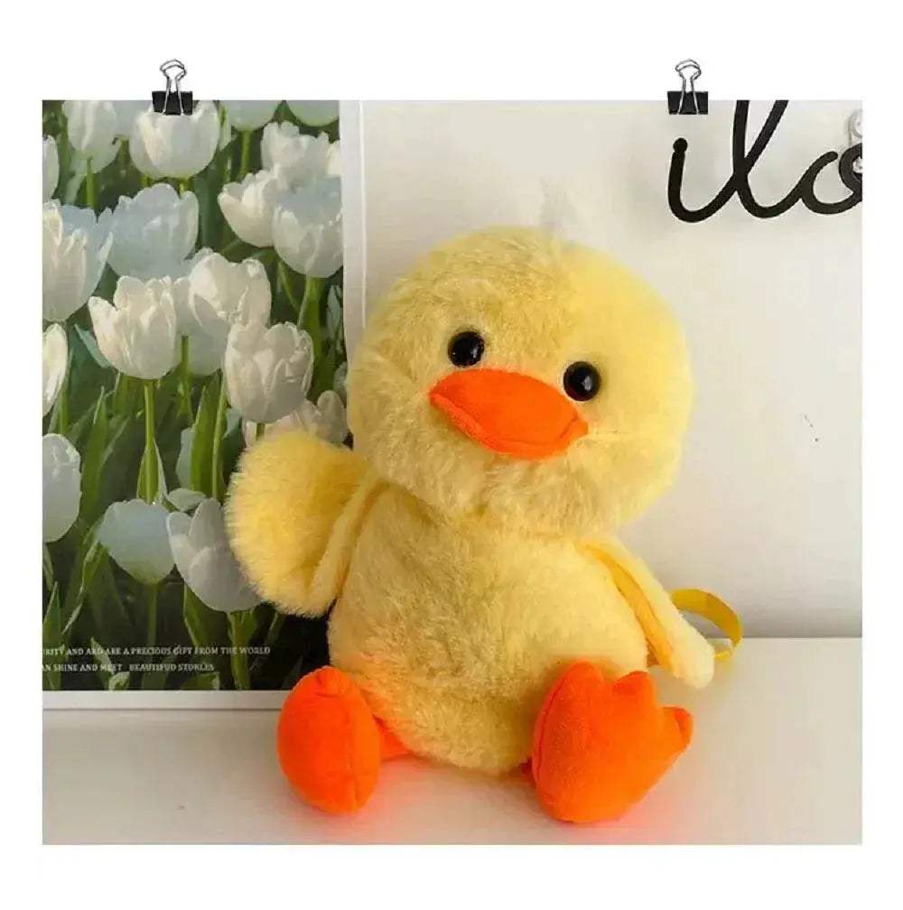 Adorable Plush Yellow Duck Backpack - Fun & Cozy Kids' Bag - ToylandEU