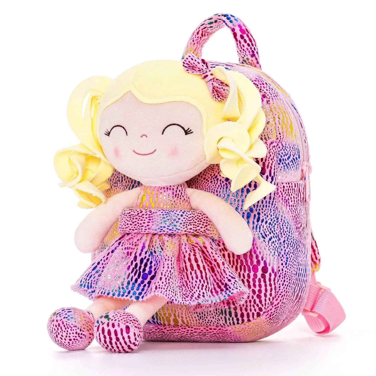 Adorable Starry Sky Plush Backpack for Toddlers - Gloveleya Doll Bag - ToylandEU™