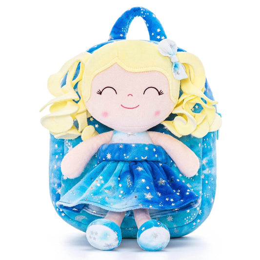 Adorable Starry Sky Plush Backpack for Toddlers - Gloveleya Doll Bag - ToylandEU