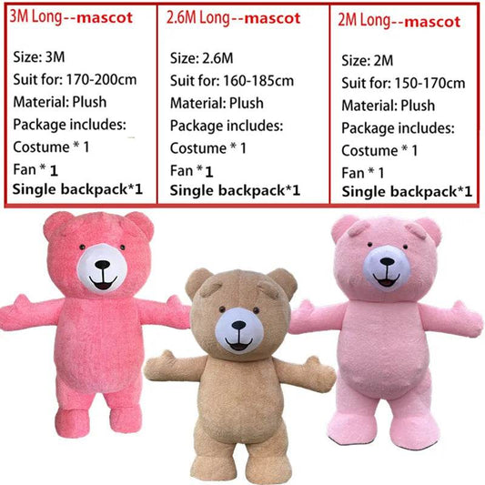 Adorable Teddy Bear Inflatable Costume for Parties & Events - ToylandEU