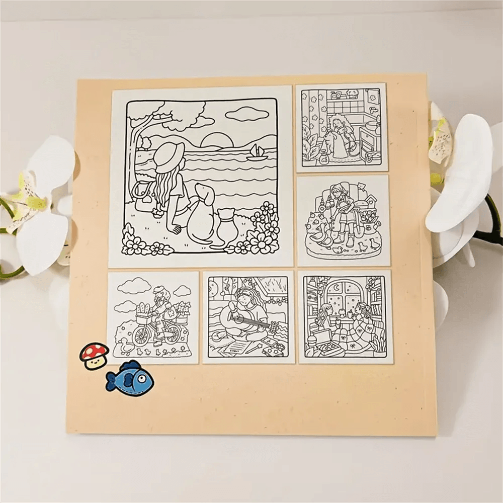 Adult Coloring Book | Cozy Spaces | Toylandeu™