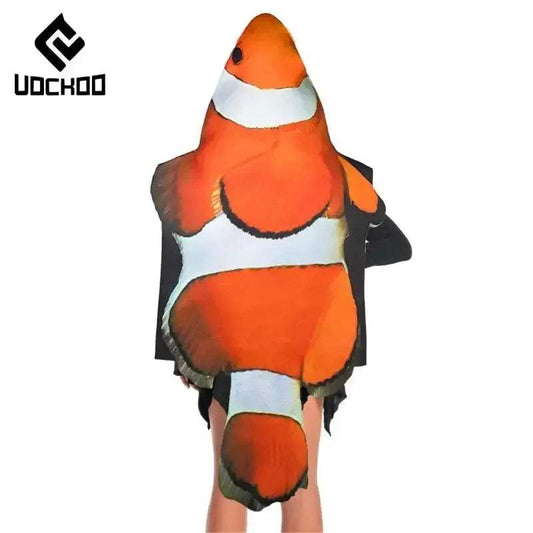 Adult Eye Catching Clownfish Costume Bodysuit For Stage Performances - ToylandEU