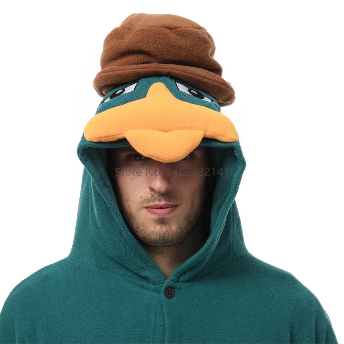 Adult Kigurumi Onesie | Green Duck | Toylandeu™