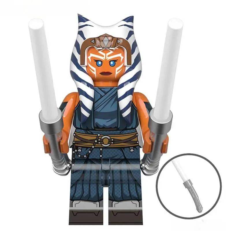 Ahsoka Tano from The Mandalorian Lego Star Wars Minifigures custom Toys 5 - Minifigure Toys