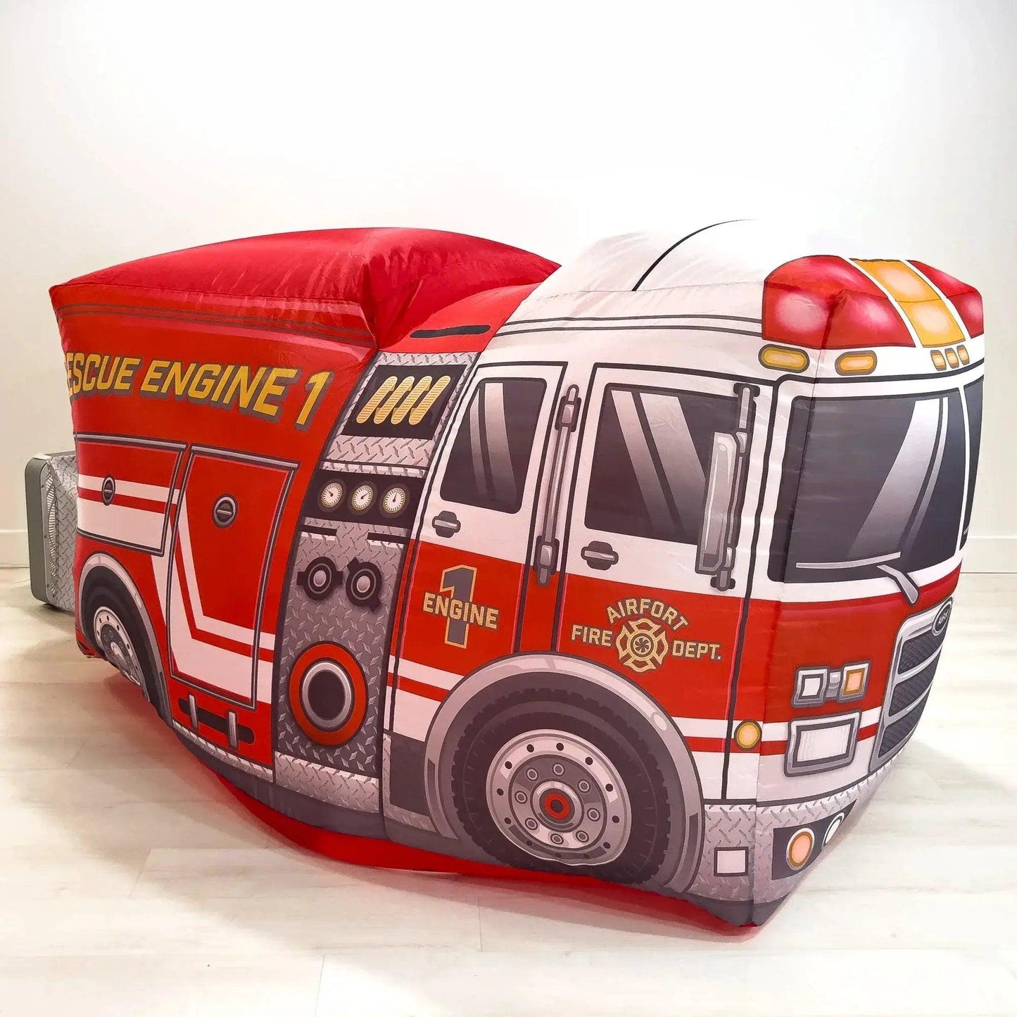 AirFort Firetruck Inflatable Play Tent Easy Setup For Kids - ToylandEU™