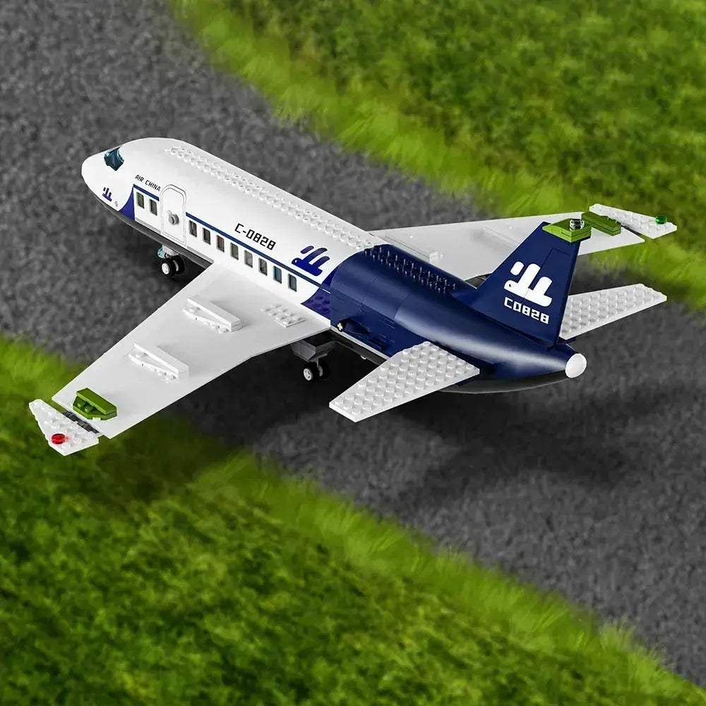 Airbus Cargo Plane Building Blocks Educational Toy - ToylandEU