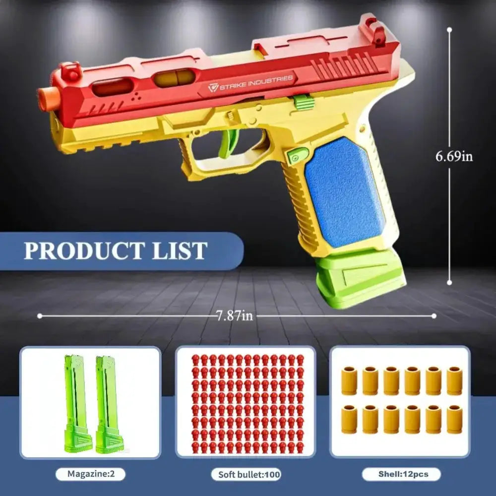Airsoft Blowback Toy Pistol Gun for Outdoor Play and Training - ToylandEU