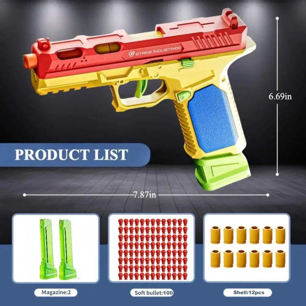 Airsoft Blowback Toy Pistol Gun for Outdoor Play and Training - ToylandEU