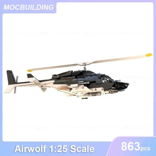 Airwolf One Twenty Five Scale Aircraft Model Kit PDF - ToylandEU™