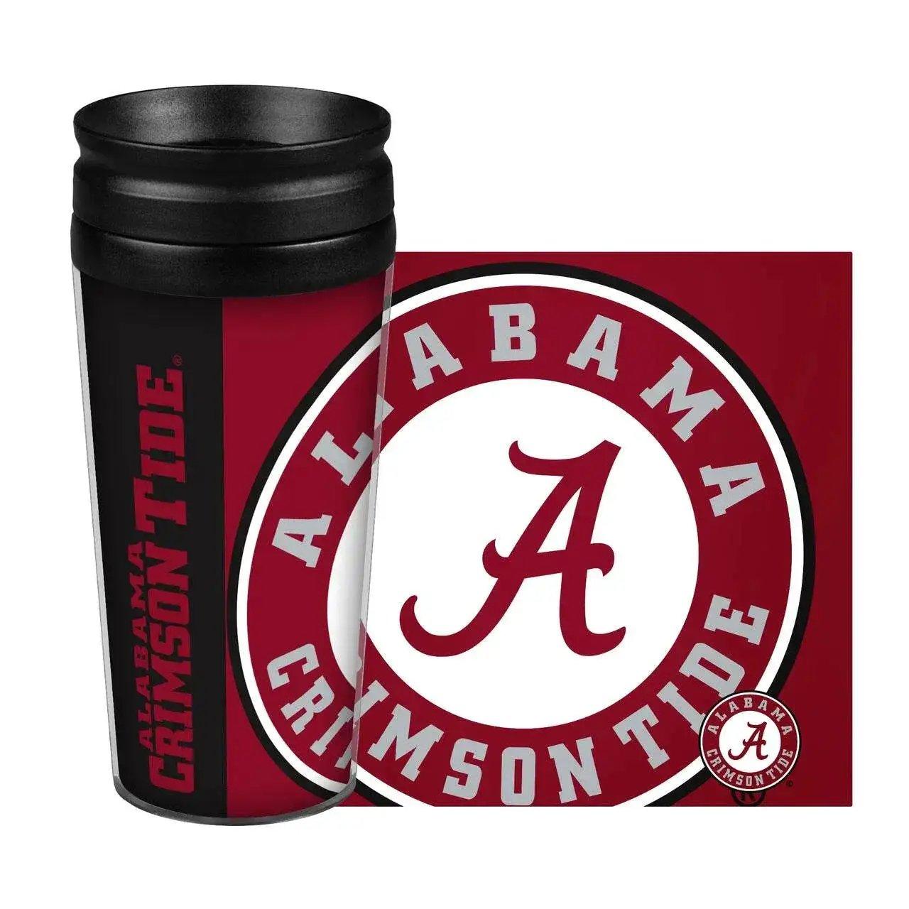Alabama Crimson Tide 14oz Travel Mug Full Wrap Hype Design - ToylandEU™