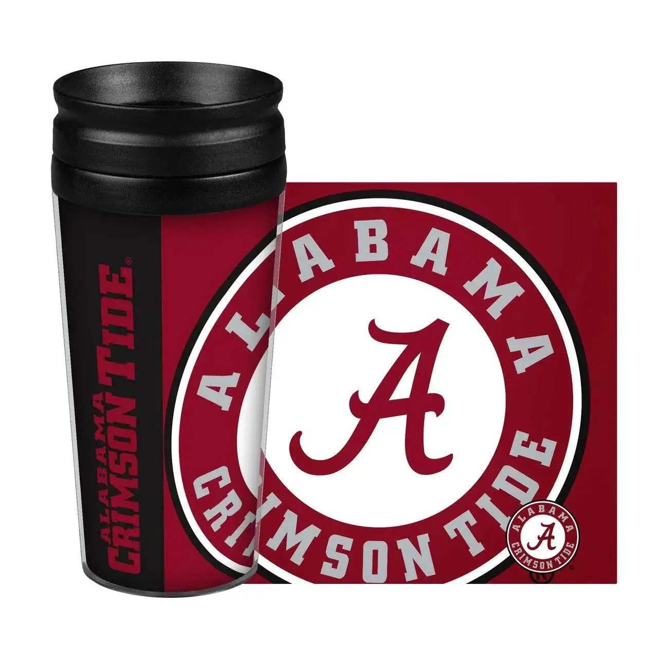 Alabama Crimson Tide 14oz Travel Mug Full Wrap Hype Design - ToylandEU™