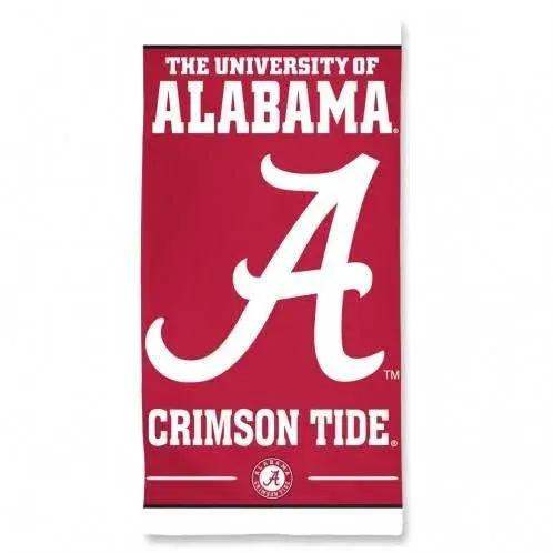 Alabama Crimson Tide Beach Towel 30x60 Cotton Velour - ToylandEU™