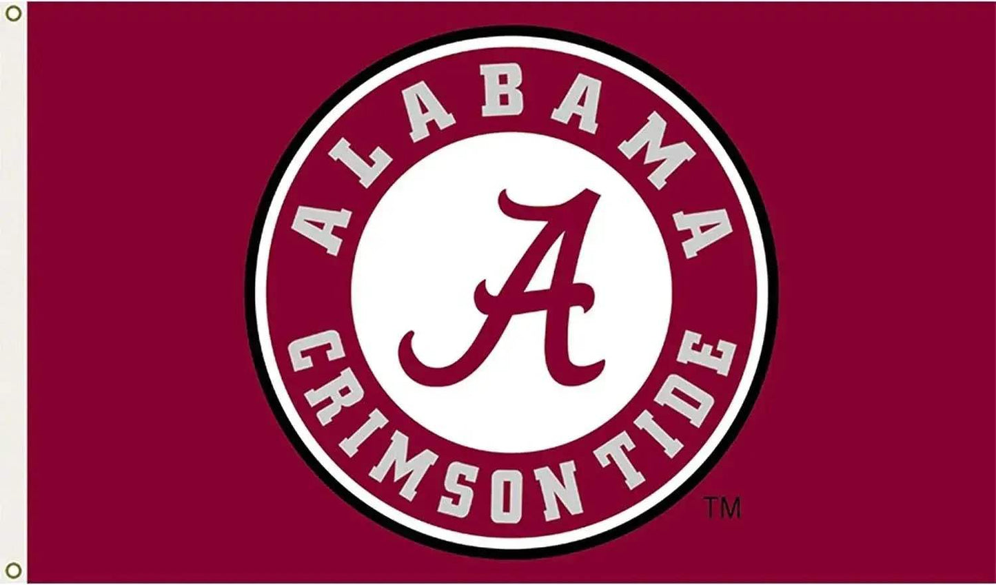 Alabama Crimson Tide Flag 3x5 Circle A Design Durable - ToylandEU™